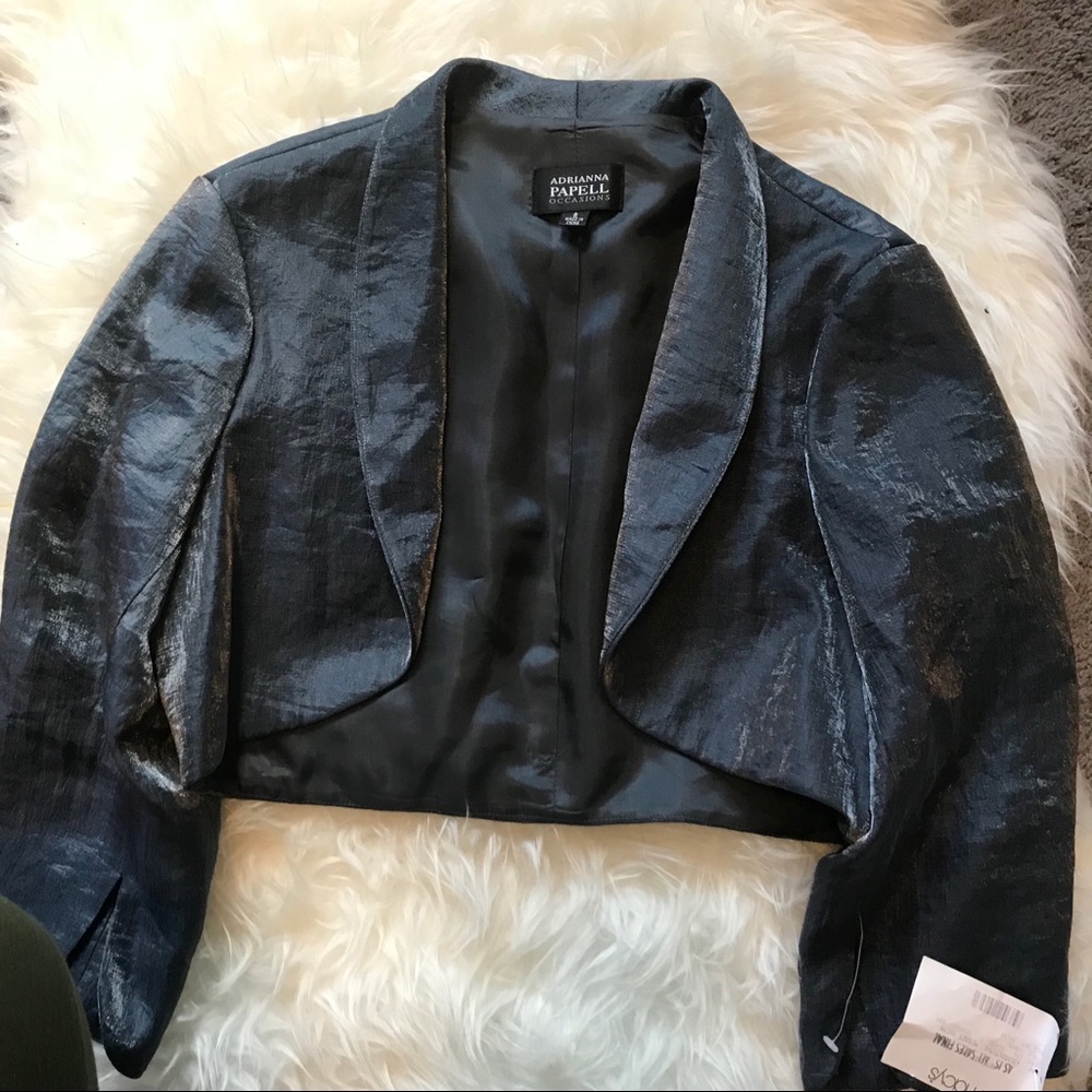 Adrianna Papell Special Occasion Blazer  NWT 8